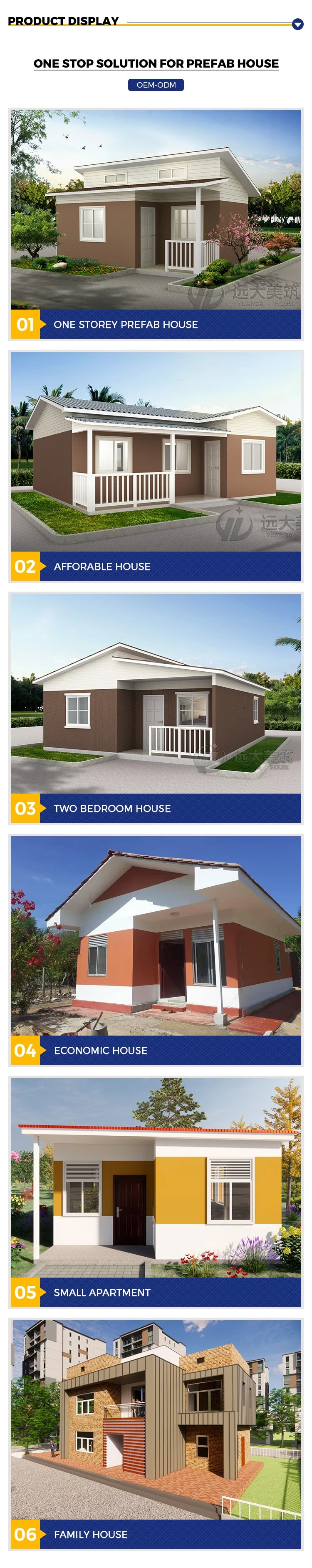 Eco-Friendly Prebafrized House Rcb System with Alc Panel