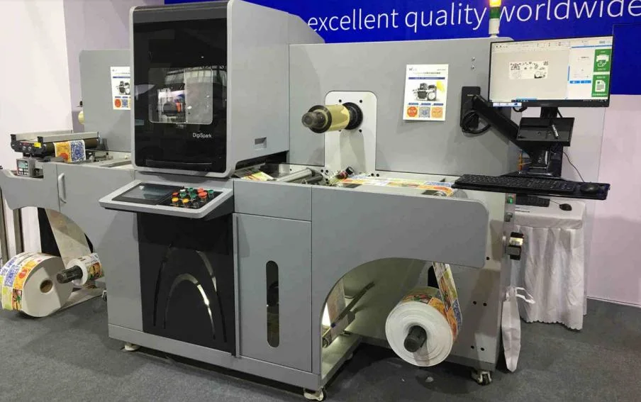 Digital Foil Stamping and Varnishing Label Enhancement Machine